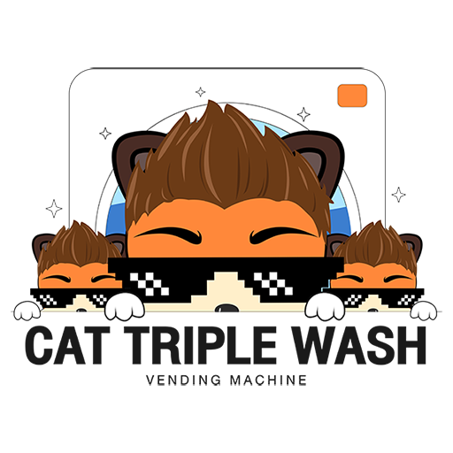 cattriplewash เครื่องซักผ้าหยอดเรียญ พร้อมทั้งติดตั้งเดินระบบ